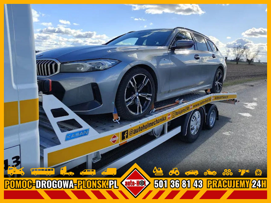 laweta Płońsk - transport na lawecie samcohodów osobowych Płońsk